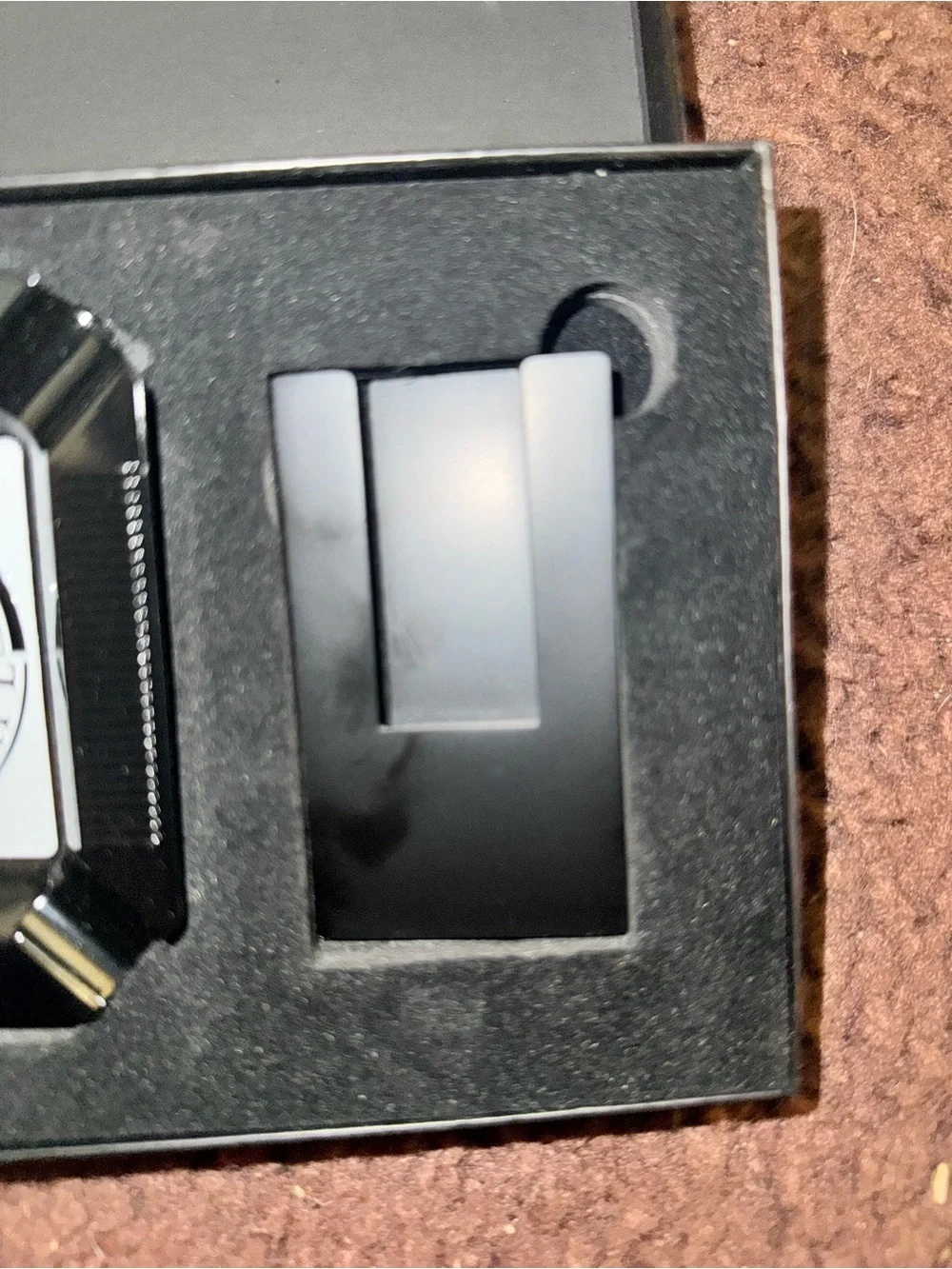 Regal Black Cigar Ashtray and Cutter Gift Set